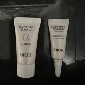 Dior capture totale duo set - face serum and eye serum